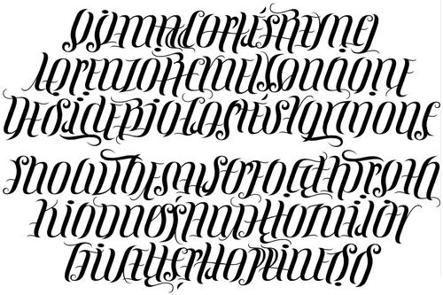 ambigram generator with different fonts